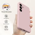 thumbnail image 3 of Slim Liquid Silicone Case for Galaxy A54, with Scratch-Resistant Microfiber Lining Anti-Slip and Shock Absorption Soft Silicone Protective Case for Samsung Galaxy A54 5G 2023 (Pink), 3 of 14