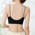 thumbnail image 5 of Timegard Bras for Women No Underwire Spaghetti Strap Back Smoothing Comfort Everyday Bras Crop Camis, 5 of 6