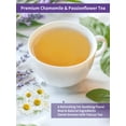 thumbnail image 3 of TeeLux Chamomile Passionflower Tea, Caffeine Free Tea with Lemon Balm, Spearmint, Valerian Root, Lavender, Soothing & Smooth Taste, 50 Count, 3 of 9