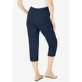 thumbnail image 2 of Woman Within Plus Size The Hassle-Free Soft Knit Capri, 2 of 3