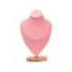 thumbnail image 4 of Exhibidor de collares con cadena, soporte para busto, elegante y resistente, de madera maciza rosa para exhibición. 30x19x12cm, 4 of 9