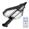 thumbnail image 2 of Luces solares exteriores con sensor de movimiento 116 LED | Luz solar de pared de seguridad IP65 impermeable 3 modos | 20W Plástico Blanco | Puerta principal del patio del jardín del jardín con, 2 of 8
