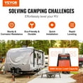 thumbnail image 2 of VEVOR Trailer Jack Block, 6000 lbs Capacity per RV Leveling Block, High-quality Polypropylene RV Camper Stabilizer Blocks, RV Travel Accessories Use for Any Tongue Jack, Post, Foot, 5th Wheels, 4-Pack, 2 of 11