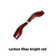 thumbnail image 2 of Cubierta de la palanca de cambios de la columna Yashi Fibra de carbono real color rojo brillante Para modelo 3/Y, 2 of 5