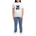 thumbnail image 4 of CafePress - Chihuahua 9W092D 057 Women's Light Pajamas - Women's Short Sleeve Print T-Shirt and Pants Light Cotton Pajama Set, 4 of 7