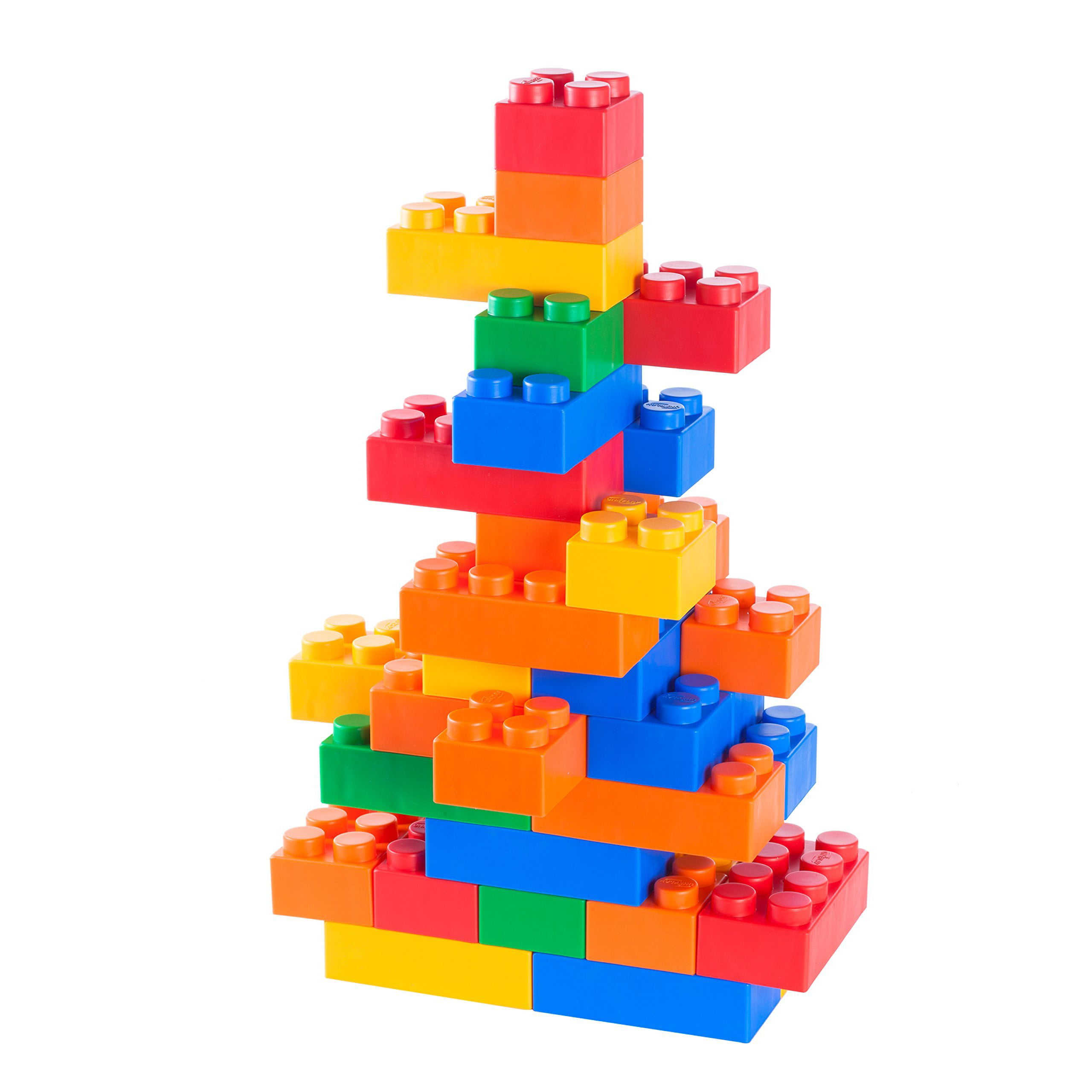 play tive Assorted Building Blocks MT Includes multicoloured and  natural-coloured solid wood blocks in various shapes Encourages creativity…