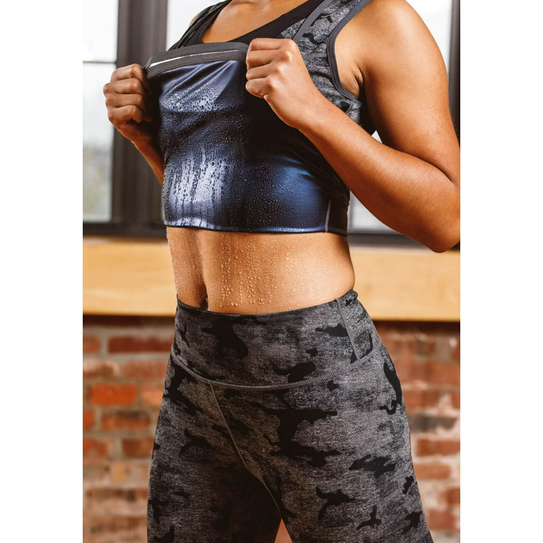Sweat Shaper Women's Premium Workout Tank Top Slimming Polymer Sauna Vest 
