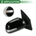 thumbnail image 3 of Reemplazo del espejo lateral derecho Unique Bargains para Toyota RAV4 2009-2012 No.879080R020 Ajuste de espejo eléctrico negro brillante, 3 of 7