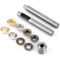 thumbnail image 4 of Grommet Kit, 4 Colors Eyelets And Grommets Kit Eyelet Grommet Grommet Tool Kit  For Craft For Leather For DIY For Clothing, 4 of 8