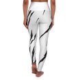 thumbnail image 2 of Effete Feline Claw Marks Scratch High Waist Yoga Leggings (AOP), 2 of 4