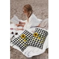 thumbnail image 4 of Farm Blooming Sunflowers Classic Buffalo Plaid Outdoor Pillow Covers Set of 2,Decorative Waterproof Throw Pillow Case,White Black Cotton Linen Soft Cozy Cushion Pillowcases, 4 of 7