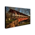 thumbnail image 2 of Trademark Fine Art "The Colvin Covered Bridge" Canvas Art by Lois Bryan, 2 of 3