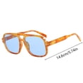 thumbnail image 2 of Lunettes de Vélo Rétro pour Adultes – Lunettes Classiques à la Mode Style Carré des Années 70 pour la Conduite en Plein Air et la Randonnée, 2 of 2