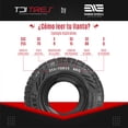 thumbnail image 3 of Llanta 235/70R16 109T XL TDI TIRES STARK A-R/T, 3 of 6