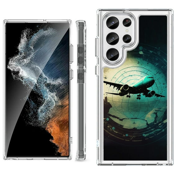 Shockproof Bumper Phone Case for Samsung Galaxy S23 Ultra 5G, by OneToughShield - Flight Tracker