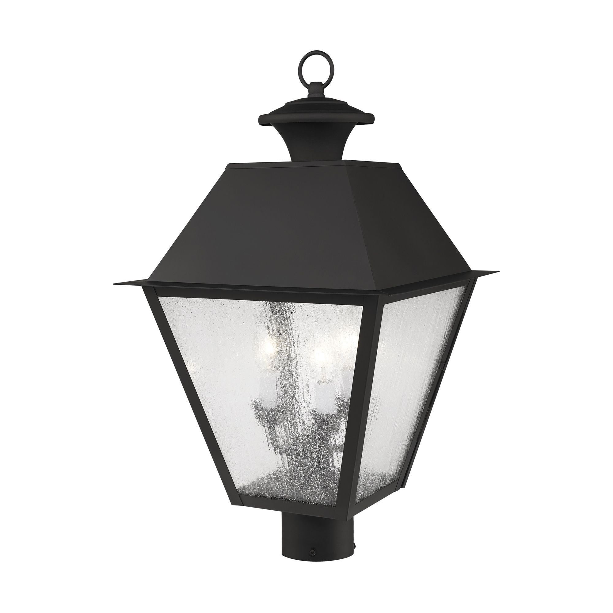 Livex Lighting Mansfield 3 Light Outdoor Post Lantern