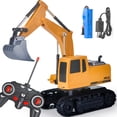 thumbnail image 1 of Excavadora de juguete con control remoto, modelo de excavadora eléctrica de simulación grande para niños, excavadora de ingeniería de aleación para niños, 1 of 5