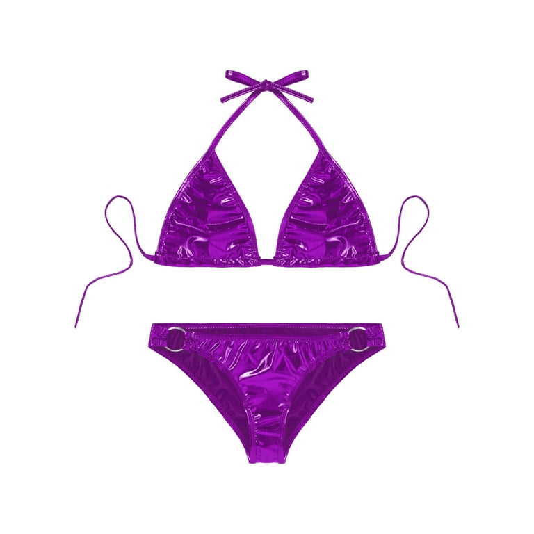 Purple hot sale metallic swimsuit