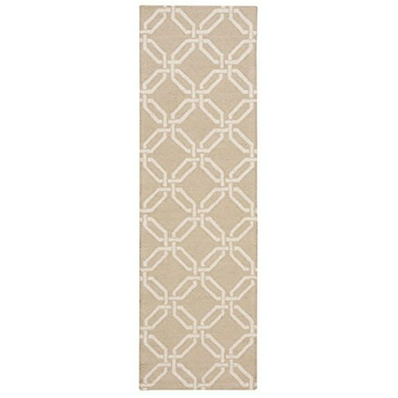 Nourison Linear Beige Area Rug LIN08 2'3" x 7'6"