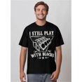 thumbnail image 1 of Camiseta con estampado de elementos urbanos retro, de algodón puro, manga corta, 220 g, para adultos, hombres, mujeres, adolescentes, jóvenes., 1 of 6