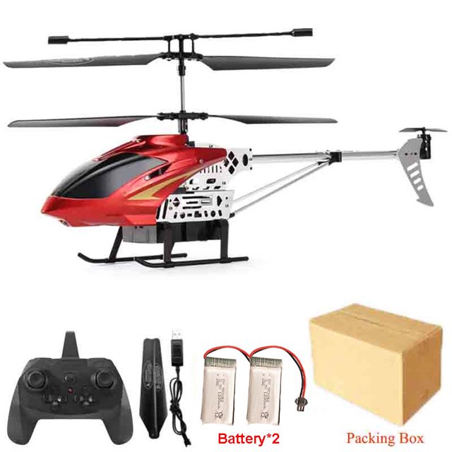 Helicóptero Rc grande para adultos y niños, juguete profesional de gran tamaño para exteriores, retención de altitud, luces LED de aleación, 4 canales, 50 CM Fivean unisex