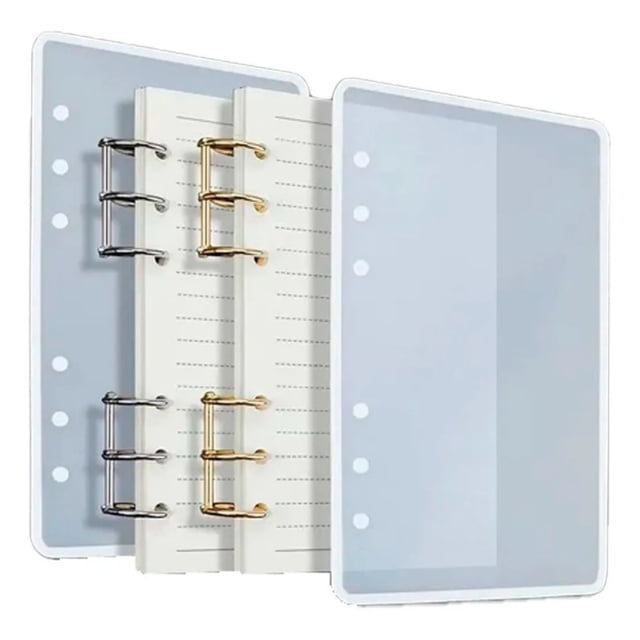 Cuaderno con molde de resina de silicona para resina epoxi de 13 cm