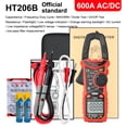 thumbnail image 3 of HABOTEST Abrazaderas Multímetro Multímetro Voltímetro Tester Backlight METER DIGITAL METER Auto-OFF Multifuncional Multifuncional AMMETER HT206B TEMP Sonda Yuarrent TO001397-02B, 3 of 7