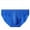 Blue, variant on Mens Underwear Men's Solid Color Ice Silk Seamless One Piece Briefs