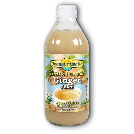 Ginger Juice Certified Organic Dynamic Health 16 fl oz