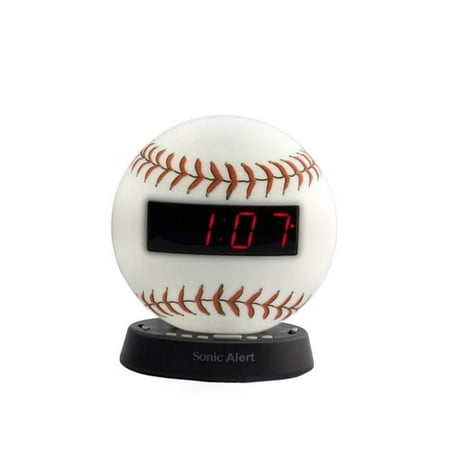 Mlb Baseball Alarm Clock - Sonic Glow Super Loud Baseball Alarm Clock