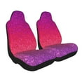 thumbnail image 2 of Sikiie Light Purple Glitter Car Seat Covers 2PCs Front Car Seat Covers Universal fit for Most Cars SUVs and Trucks-1, 2 of 9
