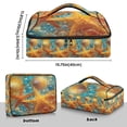 thumbnail image 3 of Iauyy Casserole Carrier for Hot Food Insulated Casserole Travel Carry Bag with Lid Food Warmer Bag for Party/Picnic,Blue-colored Bubbles, 3 of 7