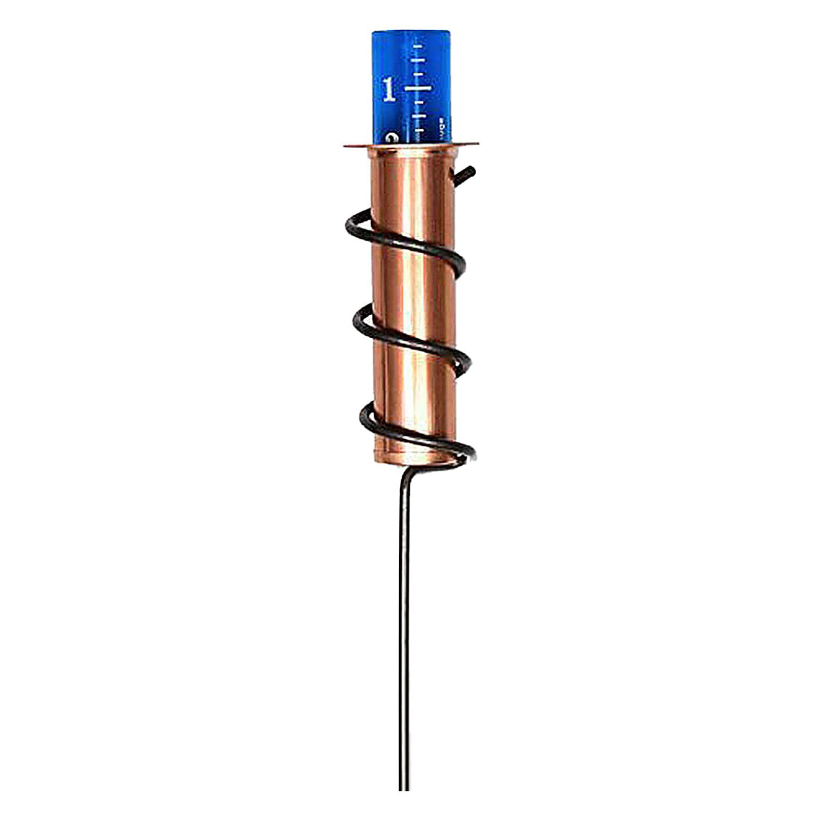Copper Rain Gauge,Rain Gauges Outdoors with Stake,Floating Copper rain