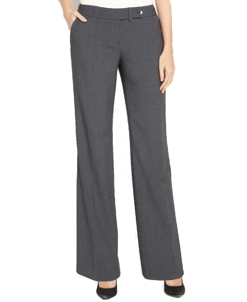 Calvin Klein NEW Gray Womens Size 2P Petite Classic-Fit Dress Pants -  Walmart.com