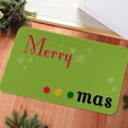 thumbnail image 2 of Merry Christmas Welcome Doormat,Funny Green Face Hand Decoration Non-Skid Floor Mat Christmas Kitchen Door Mat Bedroom Doormat 17x30 inch, 2 of 2
