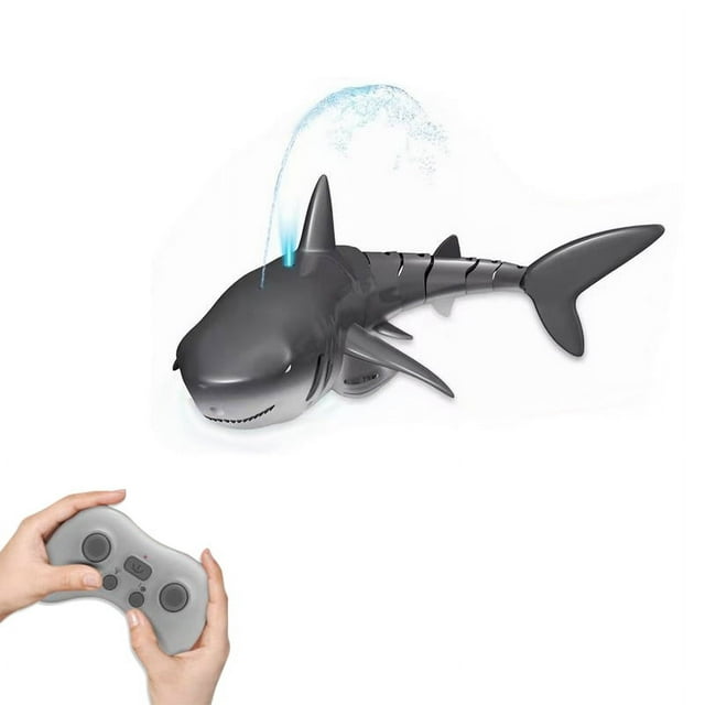 Jouet d'Eau Requin Baleine Rc Intelligent Bateau Télécommandé Robots sous-Marins Poissons Jouets Électriques pour Enfants Garçons Bébés Enfants