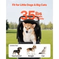 thumbnail image 5 of VEVOR Pet Stroller, 35 lbs Weight Capacity, Foldable Dog Stroller Cart, 3 Wheels Cats Stroller with Mesh Windows and Cup Holders, Portable Pet Carrier Stroller with Brake, for Small to Medium Pets, 5 of 10