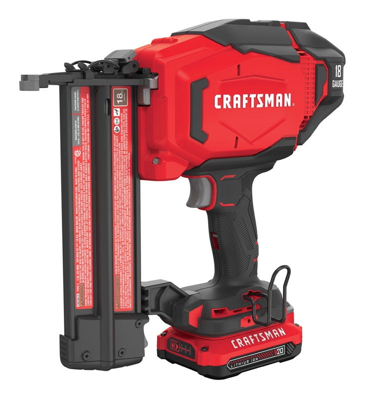 Craftsman 20V MAX Cordless 18 Ga. Brad Nailer Kit - Case Of: 1; Each Pack Qty: 1