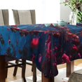 thumbnail image 3 of YAZAOO Square Tablecloth Roses Of Ferris Wheel Pattern Pattern Tableclothes, 3 of 9