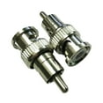thumbnail image 2 of 5 piezas BNC a RCA RG59 Conectores para Audio Video Càmara Adaptador CUTICAT BNC macho a RCA macho, 2 of 5