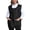 1 Pack - Black, variant on Fiykzur Unisex Cobbler Apron with 3 Pockets, Blank No-Logo for DIY,Smock Vest Apron,for Cooking,Kitchen,Garden,Cleaning,Art