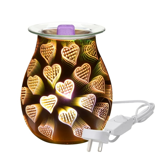 Home Aroma Electric Wax Melt Burner Touch Lamp Night Light 3D Light Wax