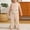 Beige, variant on Baby Girl Summer Outfit Floral Crochet Ruffle Sleeveless Camisole Tops Trousers Kids Girl Clothes Green 12-18 Months