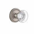 thumbnail image 5 of Grandeur Bordeaux Crystal Door Knob with Newport Plate, 5 of 7