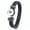 Black, variant on Snap Jewelry Leather Double Braided Bracelet 7.5 Inch in Purple with Single Snap Holder