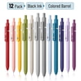 thumbnail image 2 of Bolígrafos de gel Mr. Pen retráctiles de punta fina de 0,5 mm, paquete de 12 unidades, tinta negra, 2 of 8