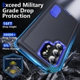 thumbnail image 4 of Funda de teléfono BahaHoues para Samsung Galaxy S25 Ultra Dark Blue, 4 of 8