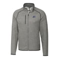 thumbnail image 2 of Men's Cutter & Buck Heather Gray West Michigan Whitecaps Mainsail Sweater-Knit Full-Zip Jacket, 2 of 3