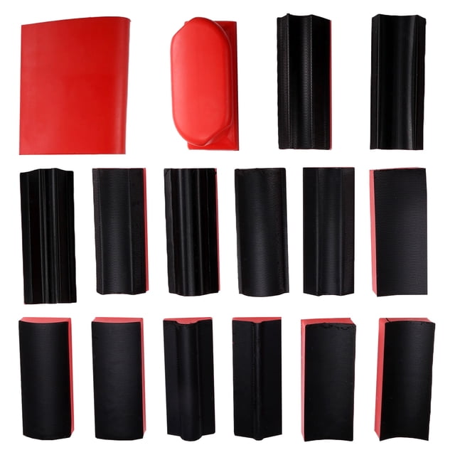 Blocs de Ponçage à Main 16 Pcs, Kit de Tampons de Ponçage pour Meubles en Bois