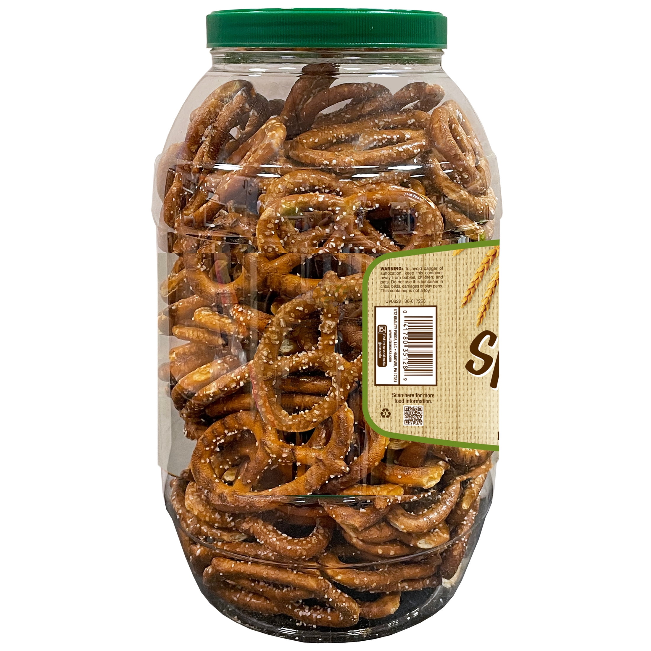 Utz, Specials Pretzels, 26 oz Barrel
